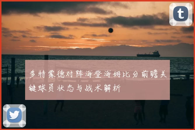 多特蒙德对阵海登海姆比分前瞻关键球员状态与战术解析